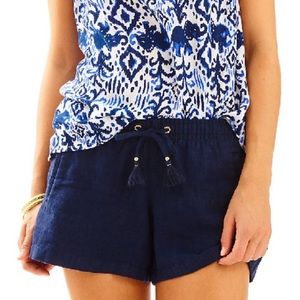 Lily Pulitzer Linen Drawstring Shorts